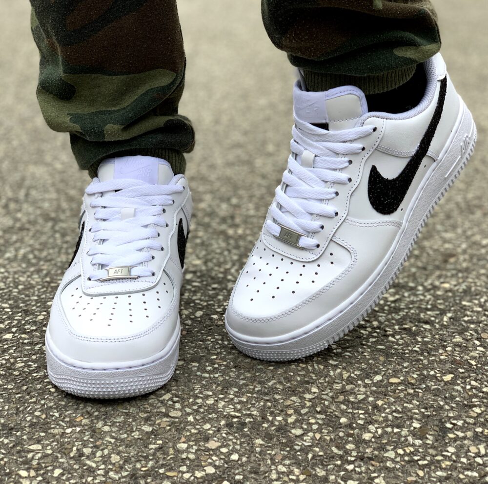 nike air force glitter swoosh