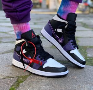 Nike jordan on sale 1 viola
