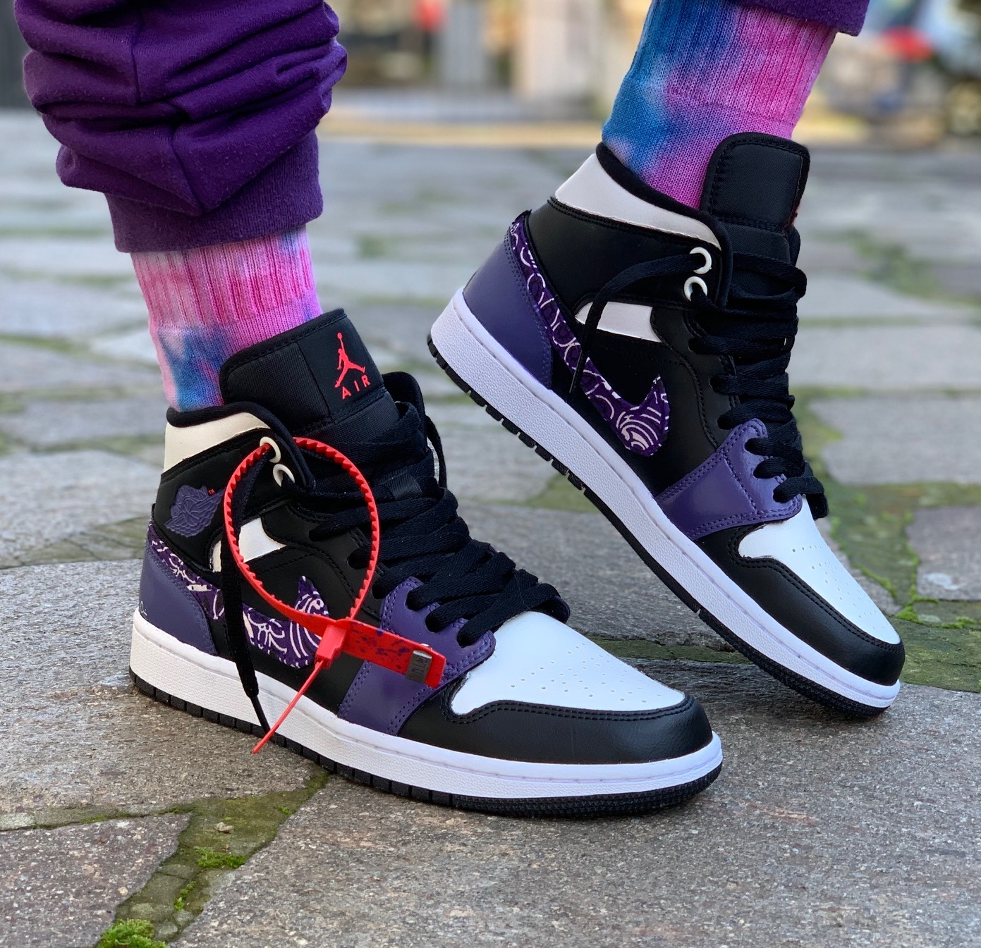 custom bandana jordans