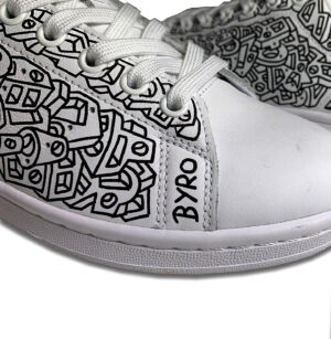 Adidas Stan Smith Personalizzate Byro Art Collection - Margot