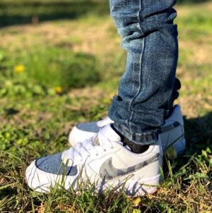 Nike Air Force One Custom Kids Camouflage & Jeans