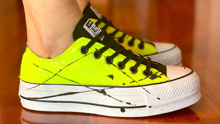 converse platform velluto