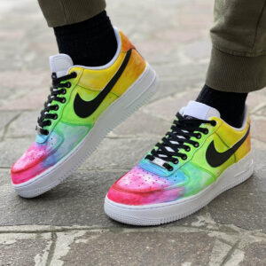 Nike Air Force One Custom Cartoon Dipinte A Mano - Pride