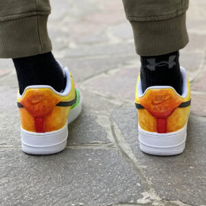 Nike Air Force One Custom Cartoon Dipinte A Mano - Pride