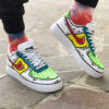Nike Air Force One Custom Cartoon Dipinte A Mano Mojito