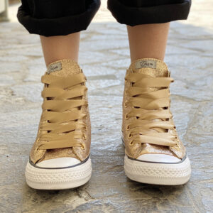 Converse All Star Personalizzate Degrade Oro