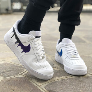 Nike Air Force One Custom Swoosh Bicolore Sfumato