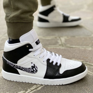 Nike Jordan 1 Custom Swoosh Bandana Nera