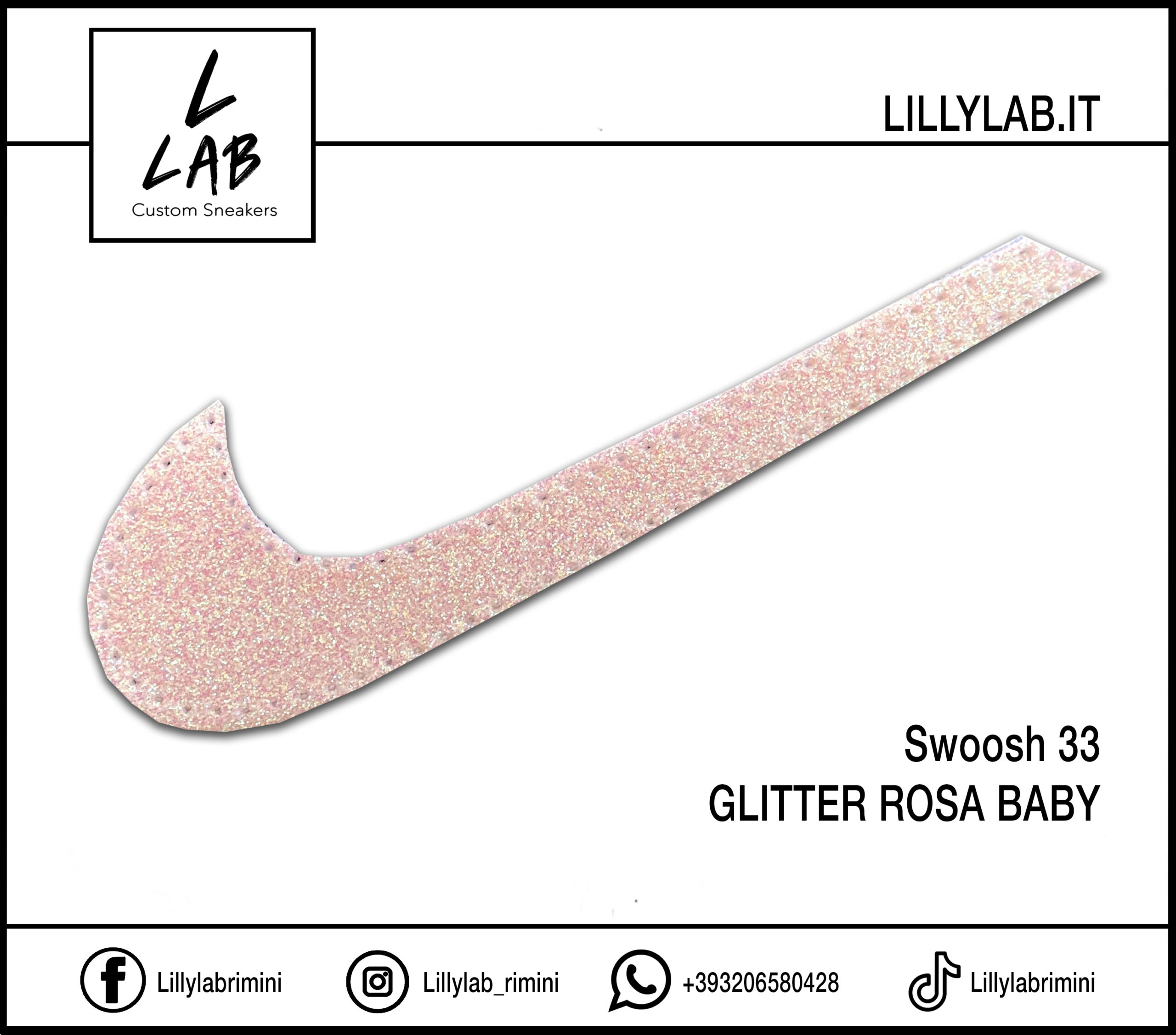 SWOOSH 33 - Glitter Rosa Baby