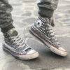 Converse All Star Personalizzate Total Grigio - Vintage Edition