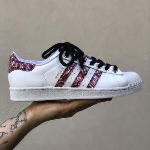 Adidas Superstar Personalizzate Bandana Rossa
