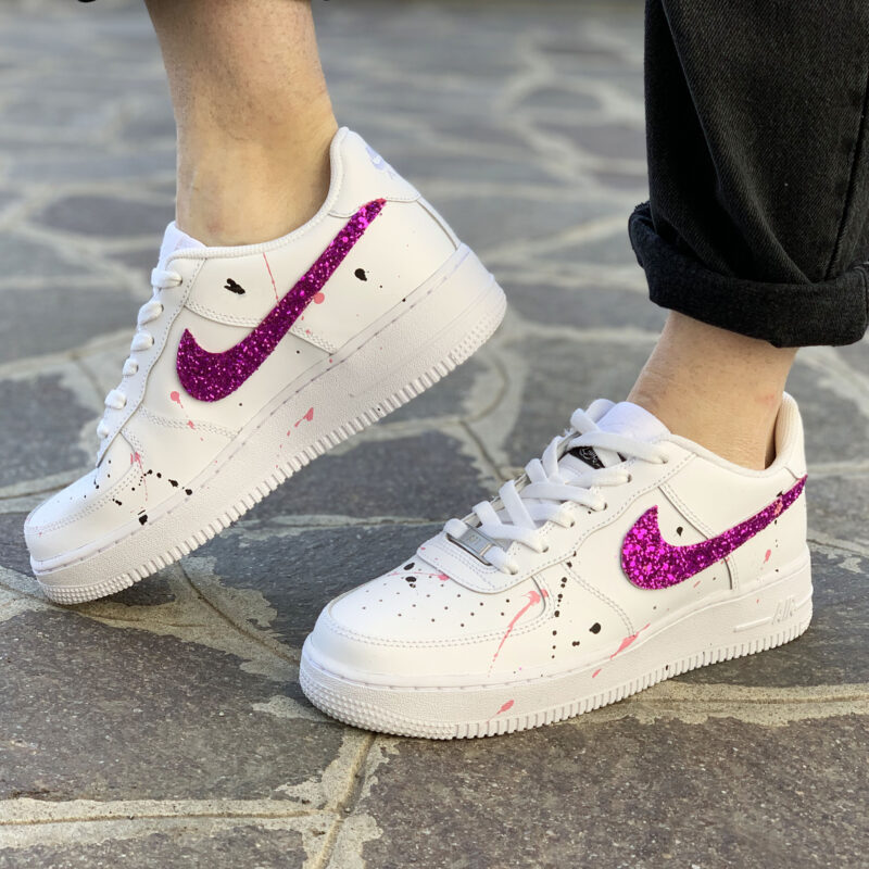 air force 1 swoosh rosa