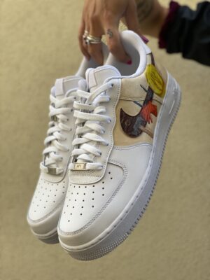 Nike Air Force One Custom Dipinte A Mano Muratore