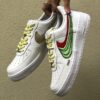 Nike Air Force One Custom Dipinte A Mano Banane & Angurie