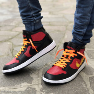 Nike Jordan Custom Swoosh Fire