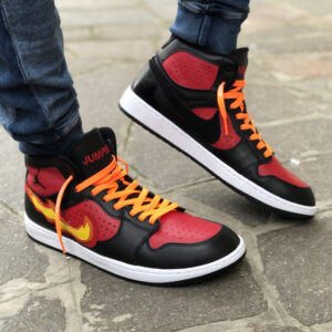 Nike Jordan Custom Swoosh Fire