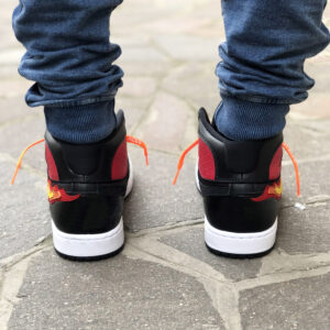 Nike Jordan Custom Swoosh Fire