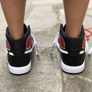Nike Jordan Custom Doppio Swoosh & Laccetti Bianchi VA
