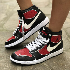 Nike Jordan Custom Doppio Swoosh & Laccetti Bianchi VA