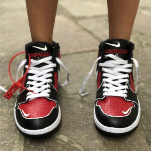 Nike Jordan Custom Doppio Swoosh & Laccetti Bianchi VA