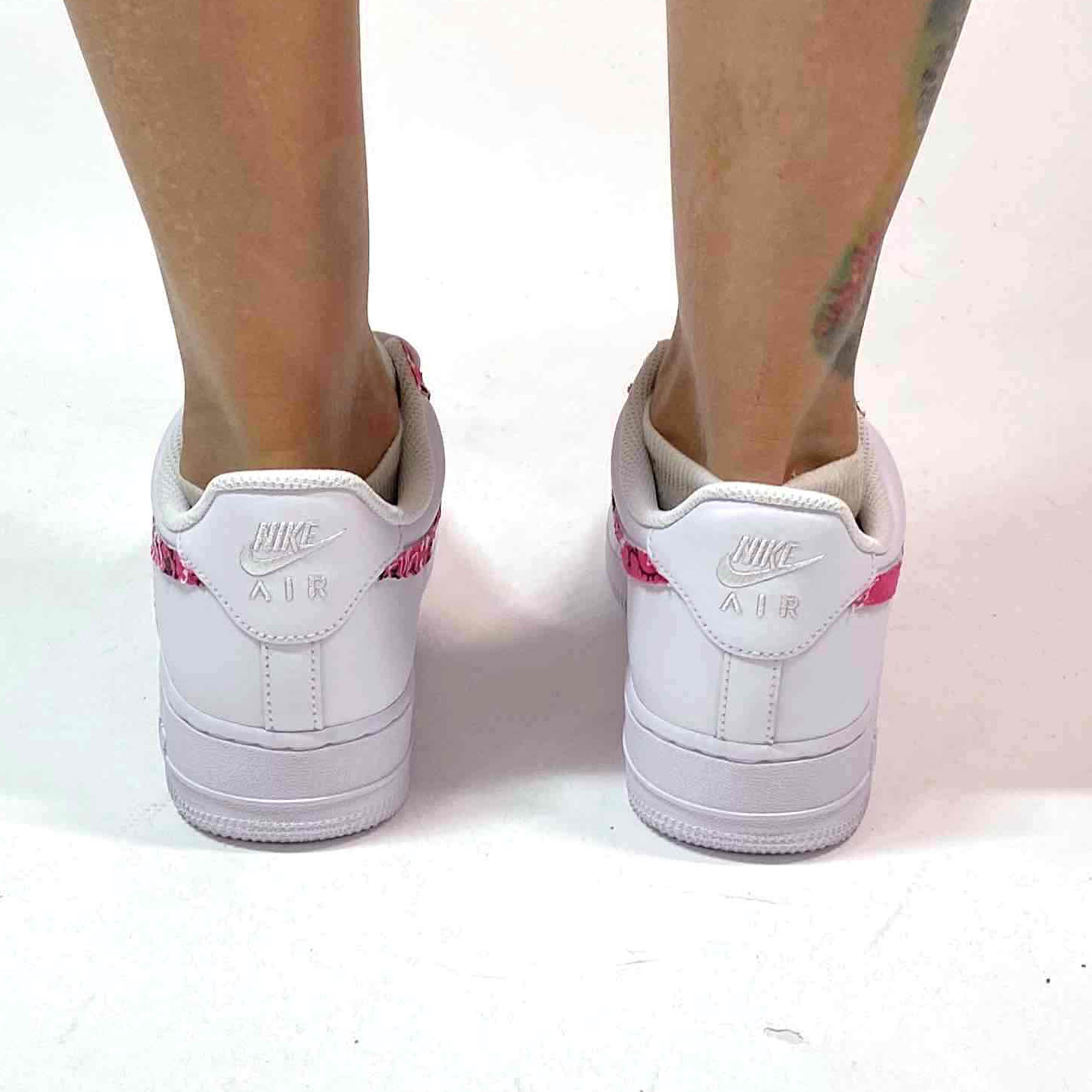 Nike Air Force One Custom Bandana Rosa