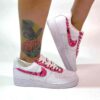 Nike Air Force One Custom Bandana Rosa