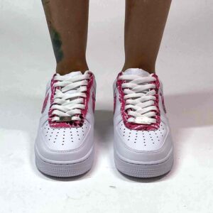 Nike Air Force One Custom Bandana Rosa
