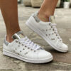 Adidas Stan Smith Personalizzate Glitter, Borchie & Linguetta Cangiante
