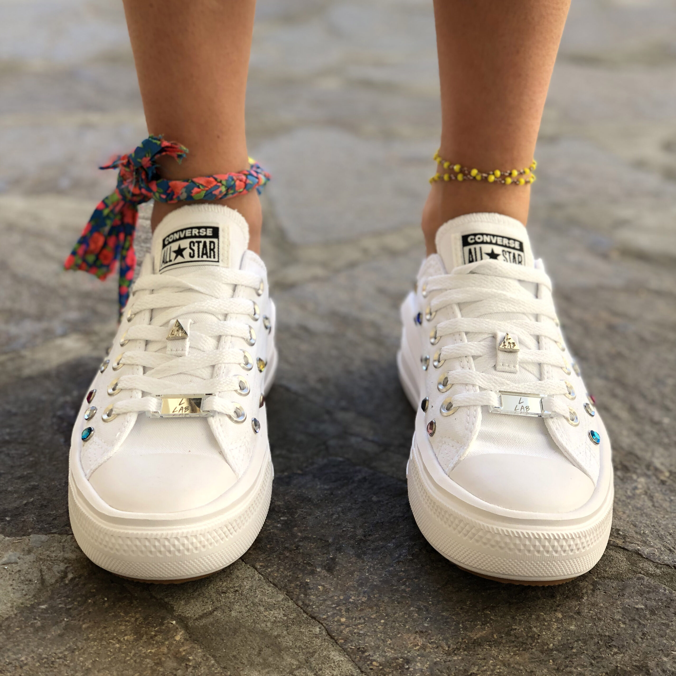 Converse All Star Personalizzate Move Borchie Multicolor