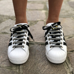Adidas Superstar Personalizzate Glitter, Borchie & Lacci Strass - Eclipse Luxury 2