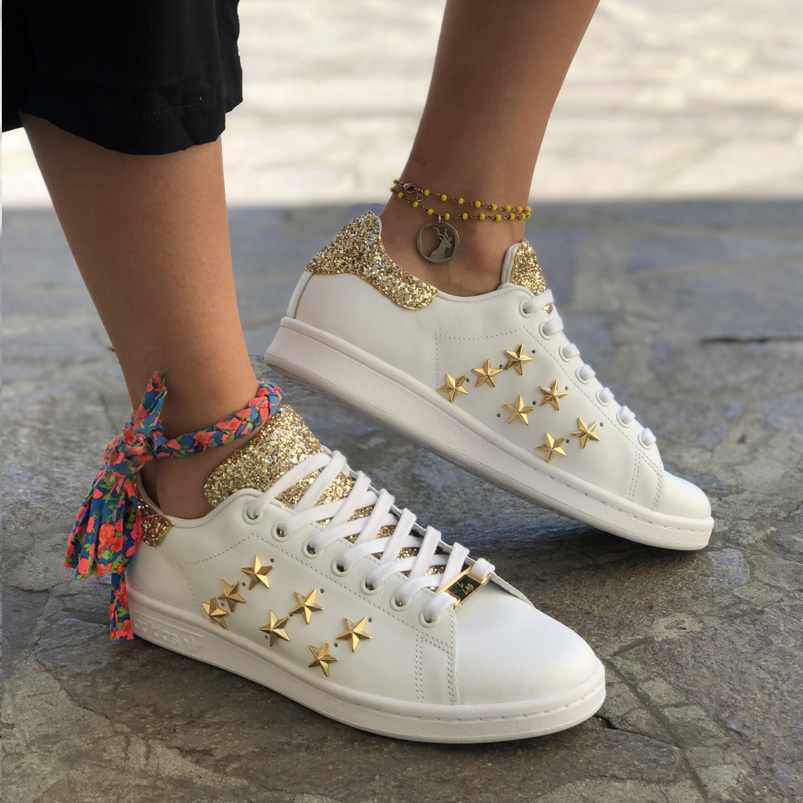 adidas stan smith con brillantini