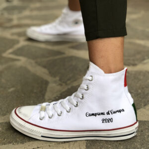 Converse Personalizzate Italia Campione Europa 2020