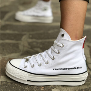 Converse All Star Platform Custom Italia Campione LLab Scarpe Custom
