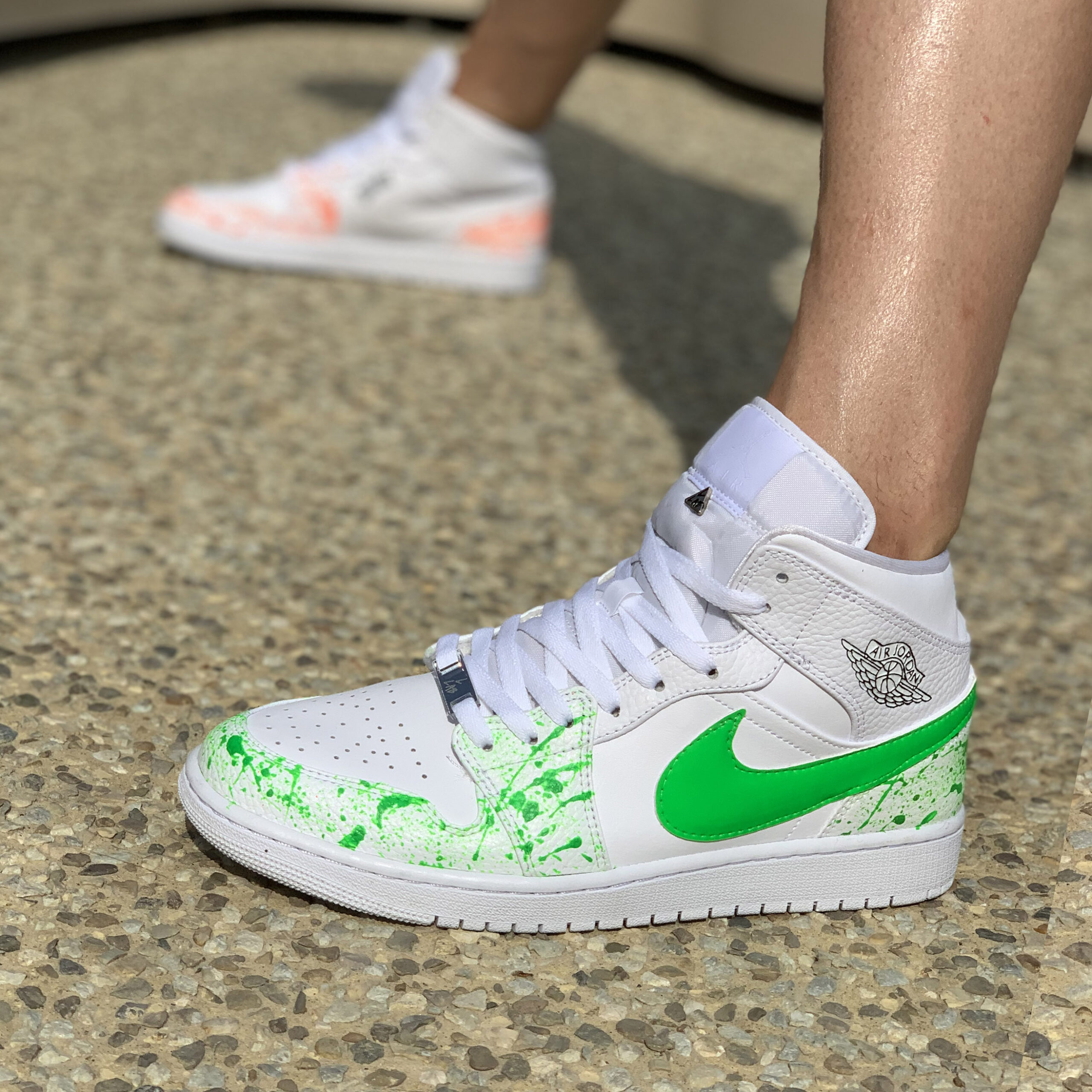 air jordan 1 verdi e nere