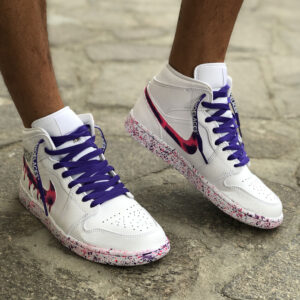 nike rosa e viola