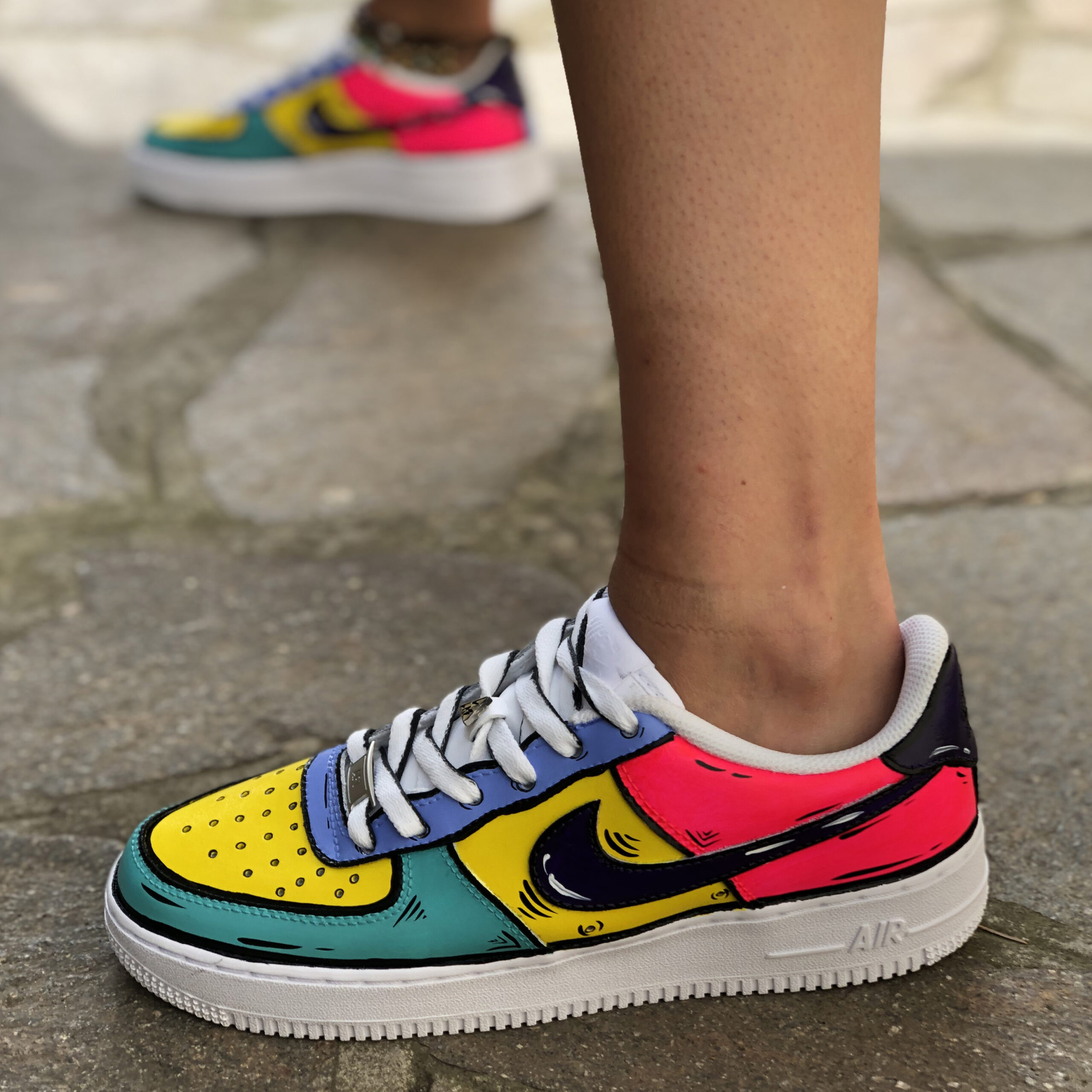 Nike Air Force One Cartoon Super | LLab Scarpe Personalizzate