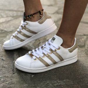 Adidas Stan Smith Personalizzate Lurex Oro