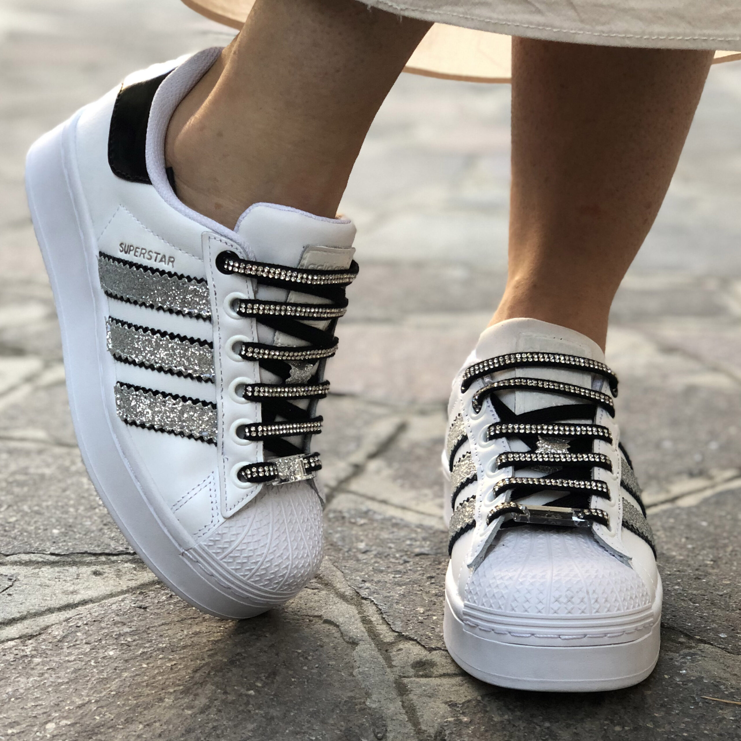 adidas bold bianche