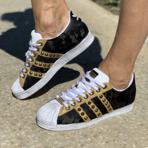 adidas superstar oro e nere