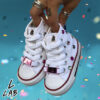 Converse All Star Personalizzate Bambino Strass Multicolor
