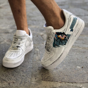 Nike Air Force One Custom Dipinte A Mano Ciclista
