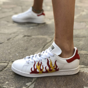 Adidas Stan Smith Personalizzate Cucite e Dipinte a Mano