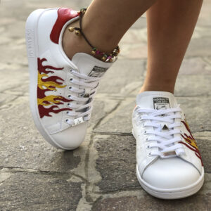 Adidas Stan Smith Personalizzate Cucite e Dipinte a Mano
