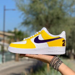 Nike Air Force One Custom Dipinte A Mano Los Angeles
