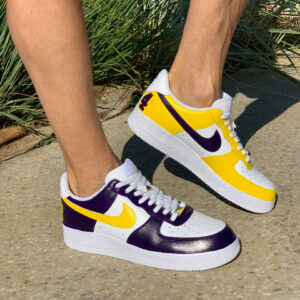 Nike Air Force One Custom Dipinte A Mano Los Angeles