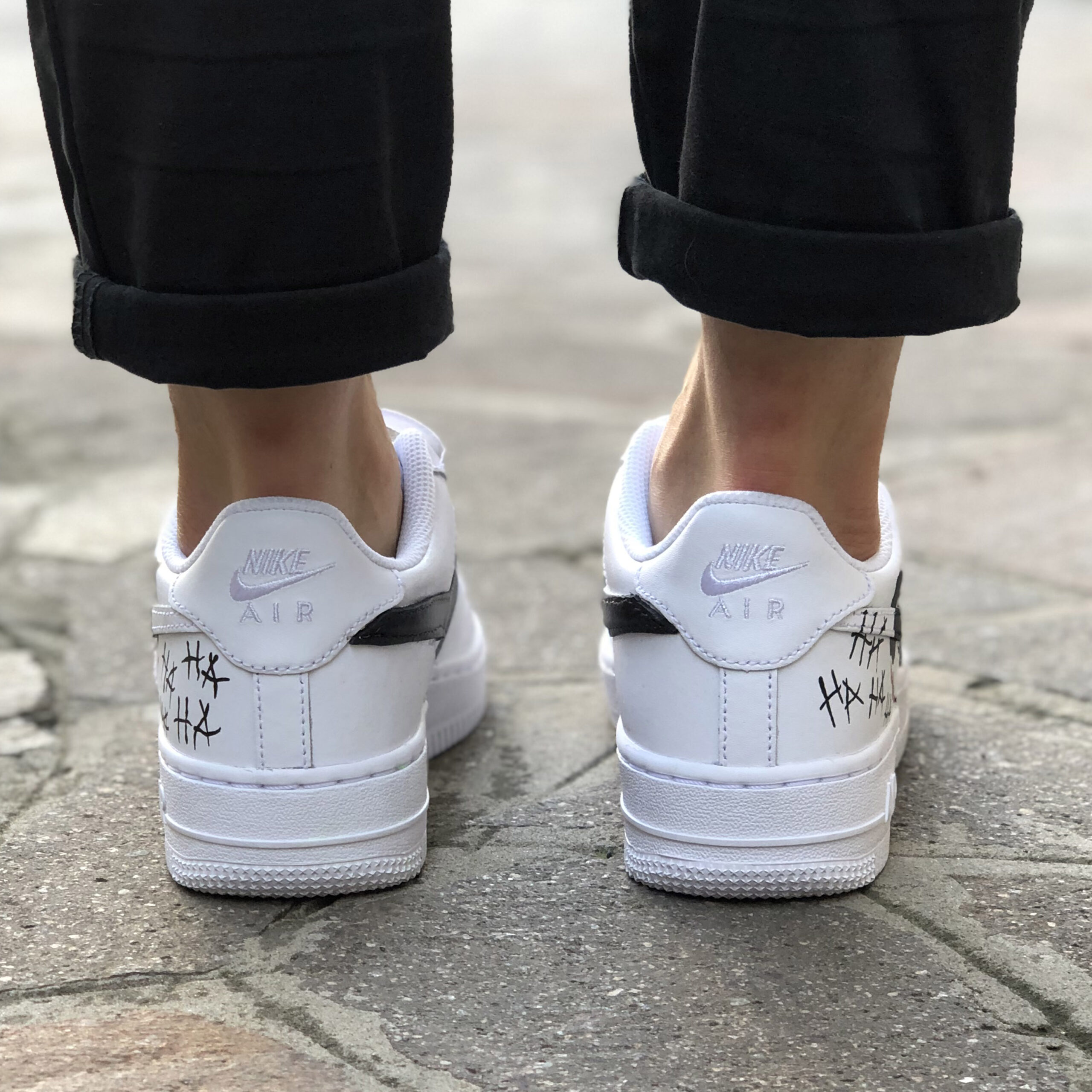 Nike Air Force One Custom Dipinte A Mano Why So Serious - Vol.2