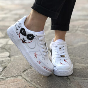 Nike Air Force One Custom Dipinte A Mano Why So Serious - Vol.2