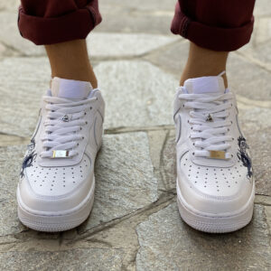Nike Air Force One Custom Dipinte A Mano Blue Dragon Vol.2