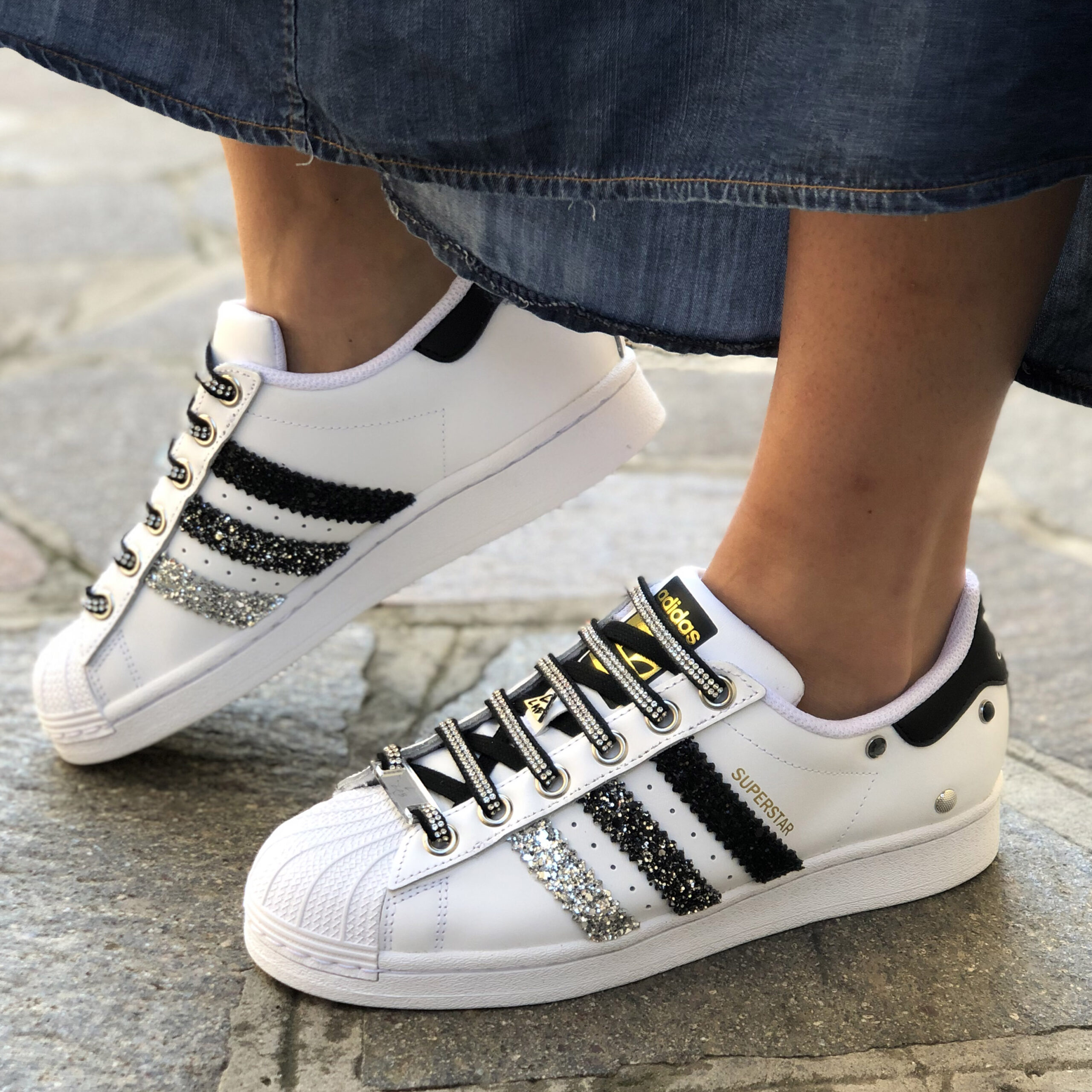 adidas personalizzate glitter