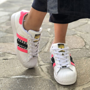 adidas nere e fucsia